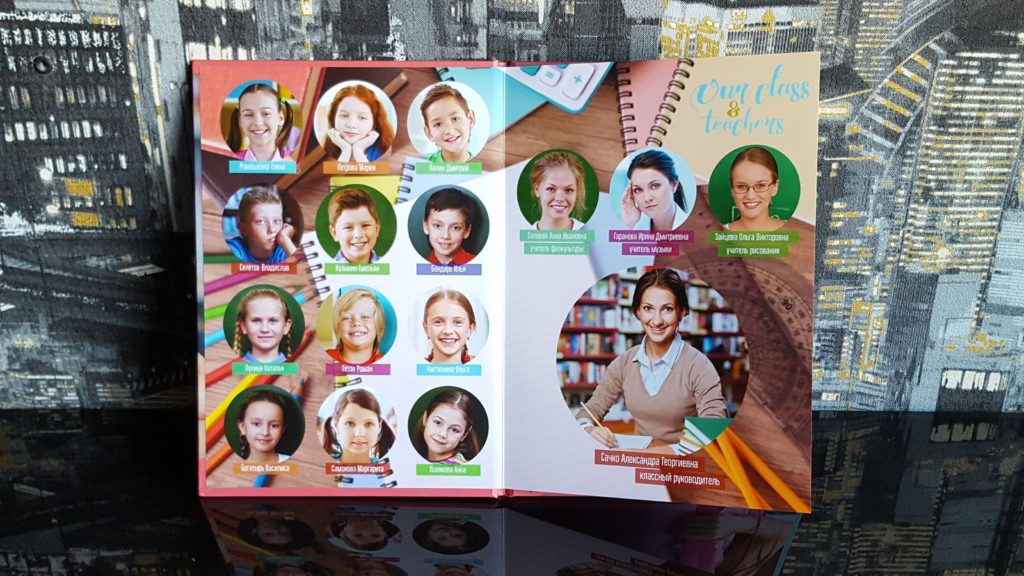Выпускной фотоальбом Папка планшет с дополнительным разворотом для выпускников 4 Класса в Челябинске